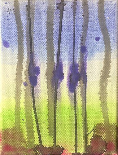 慈雨（七）　/　gentle rain 7 by Hisato Fukumoto, Painting for Sale on Select
