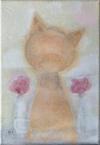 愛護（一）/　protection  1 by Hisato Fukumoto, Painting for Sale on Select