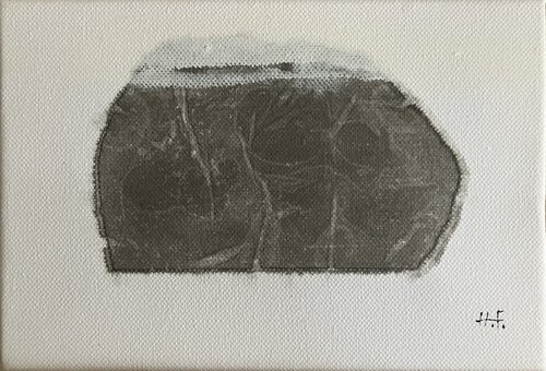 白雲幽石（二）/　White clouds and quiet stone　2 by Hisato Fukumoto, Painting for Sale on Select