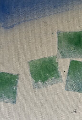 風音（七）　/　wind sound 7 by Hisato Fukumoto, Painting for Sale on Select