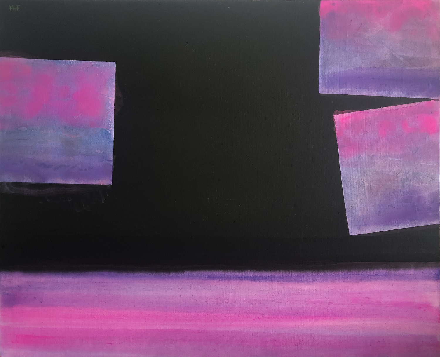 霊運（八）　/　spiritual cloud 8 Hisato Fukumoto Original painting for sale