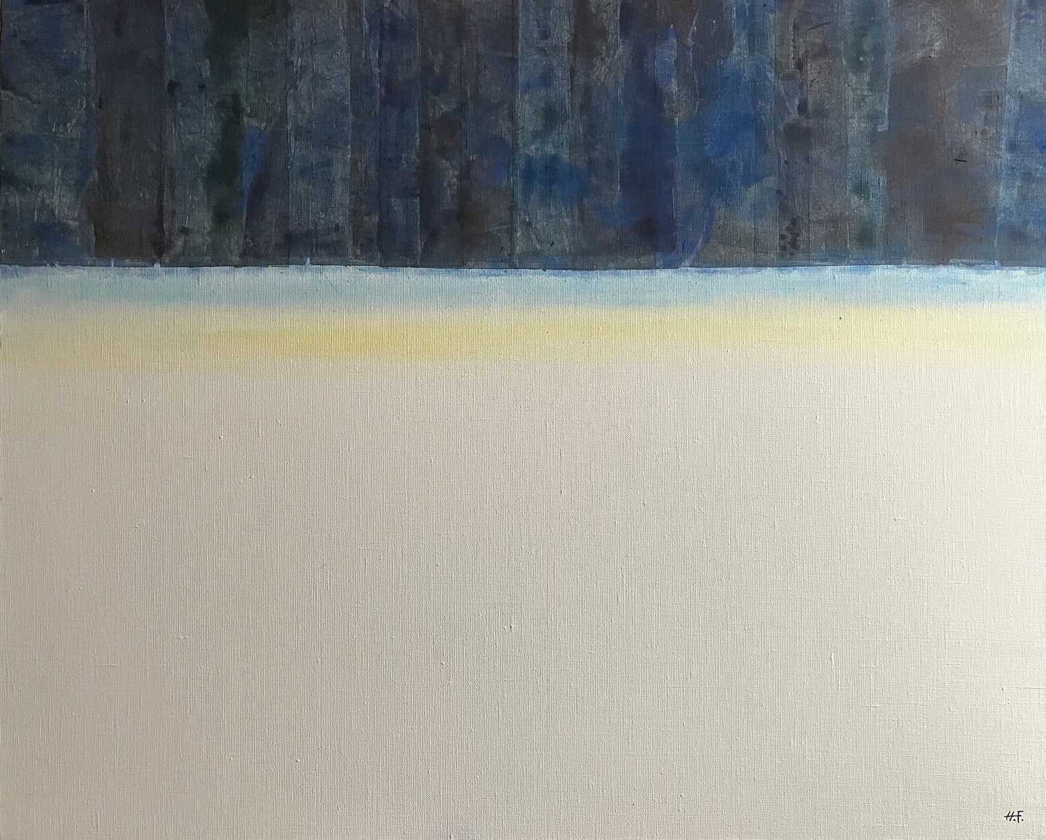厳冬（十）/　winter 10 Hisato Fukumoto Original painting for sale