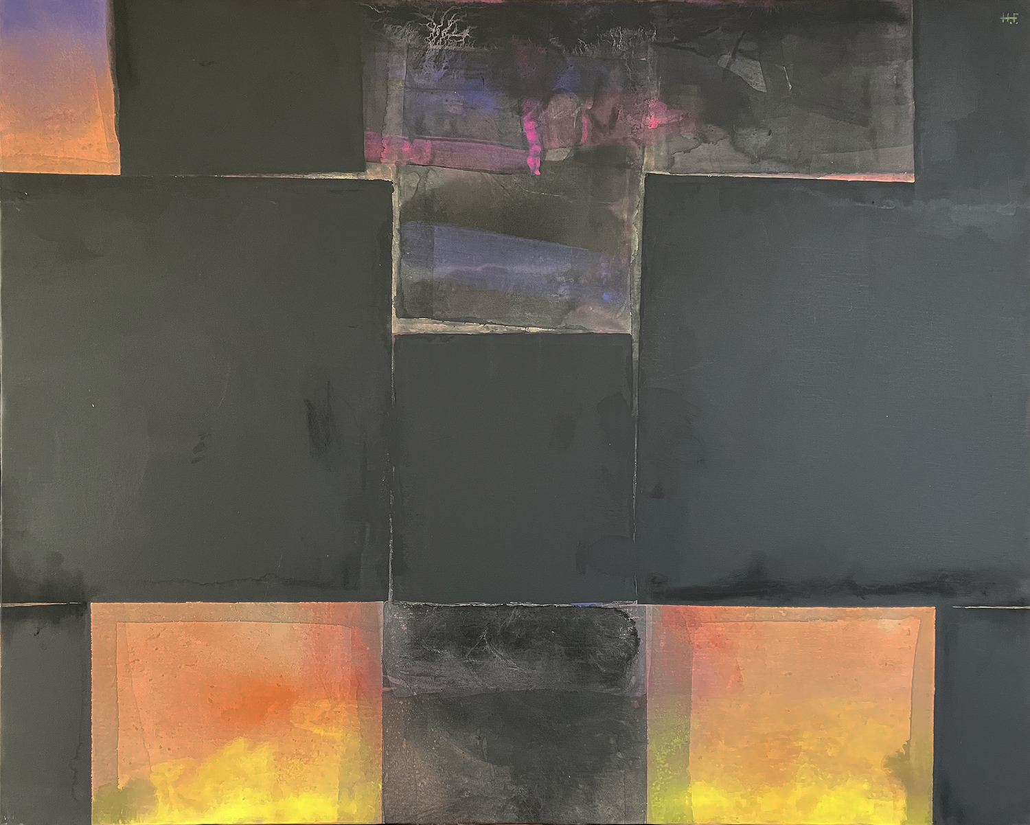 日想（七）/　imagine sunset 7 Hisato Fukumoto Original painting for sale