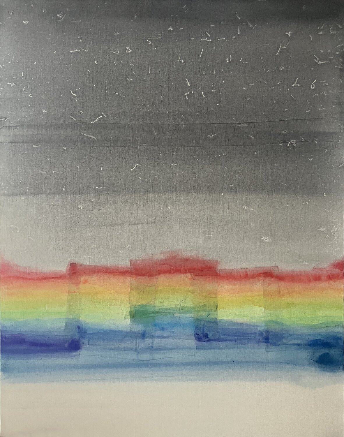 虹の橋（六）　/　rainbow bridge 6 Hisato Fukumoto Original painting for sale