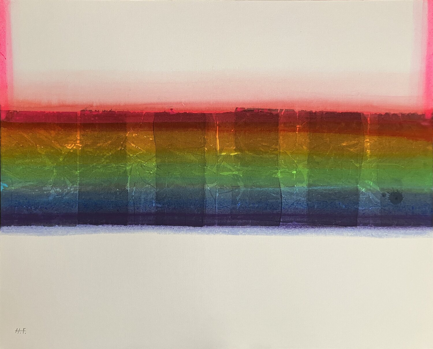 虹の橋（七）　/　rainbow bridge 7 Hisato Fukumoto Original painting for sale