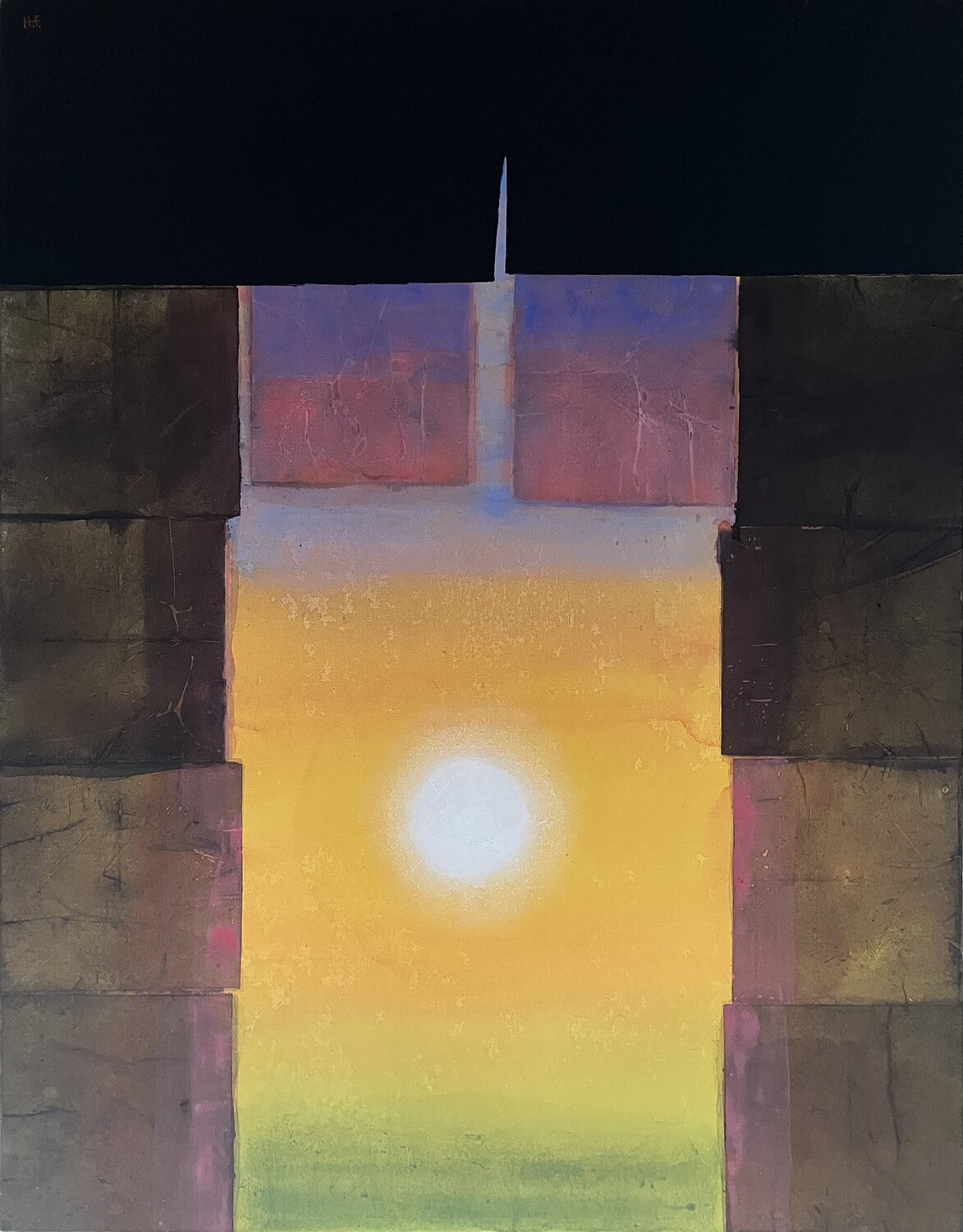 日想（十四）/　imagine sunset 14 Hisato Fukumoto Original painting for sale