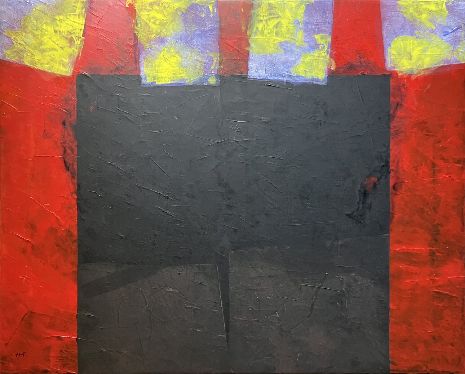 巌の花（四）/  rock flower 4 Hisato Fukumoto Original painting for sale