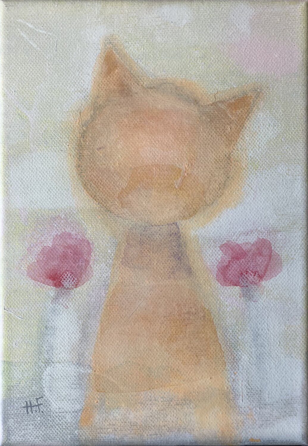 愛護（一）/　protection  1 Hisato Fukumoto Original painting for sale
