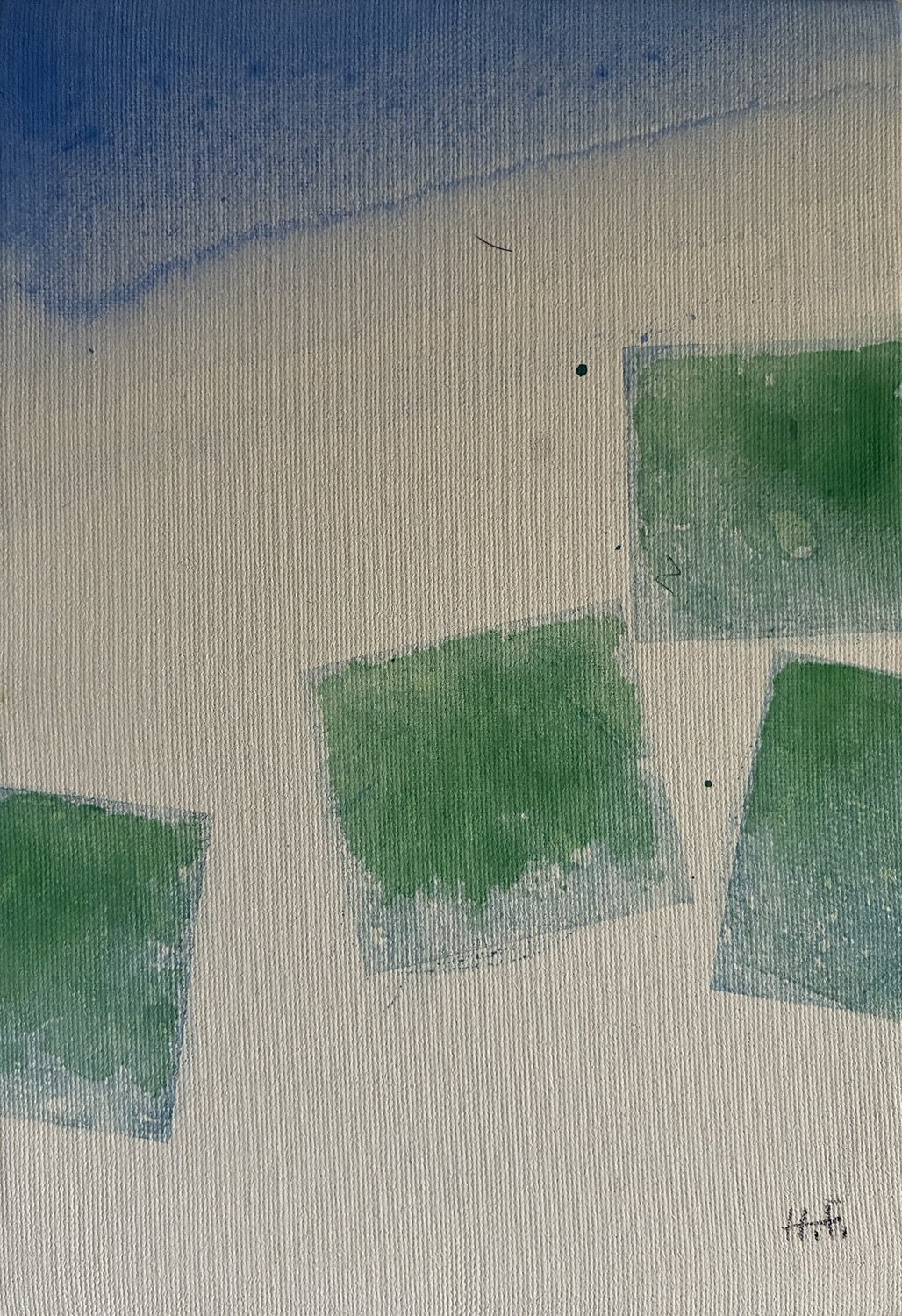 風音（七）　/　wind sound 7 Hisato Fukumoto Original painting for sale
