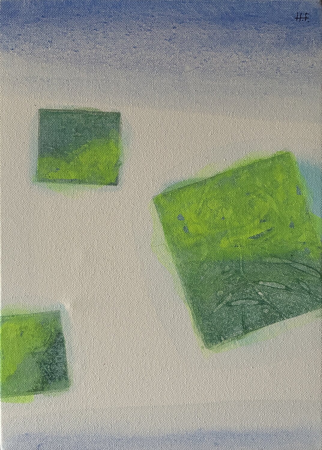 風音（十）　/　wind sound 10 Hisato Fukumoto Original painting for sale