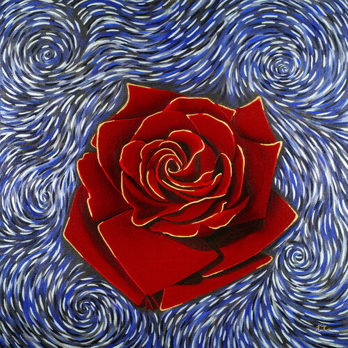 Beauty In The Darkness by Karen Coates, Painting for Sale on Select