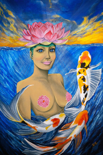 The Dawning Of A New  Day by Karen Coates, Painting for Sale on Select