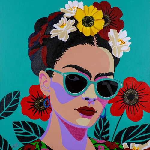 Malibu Frida by Karen Coates, Painting for Sale on Select