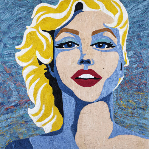Marilyn Monroe In Summer Wind by Karen Coates, Painting for Sale on Select