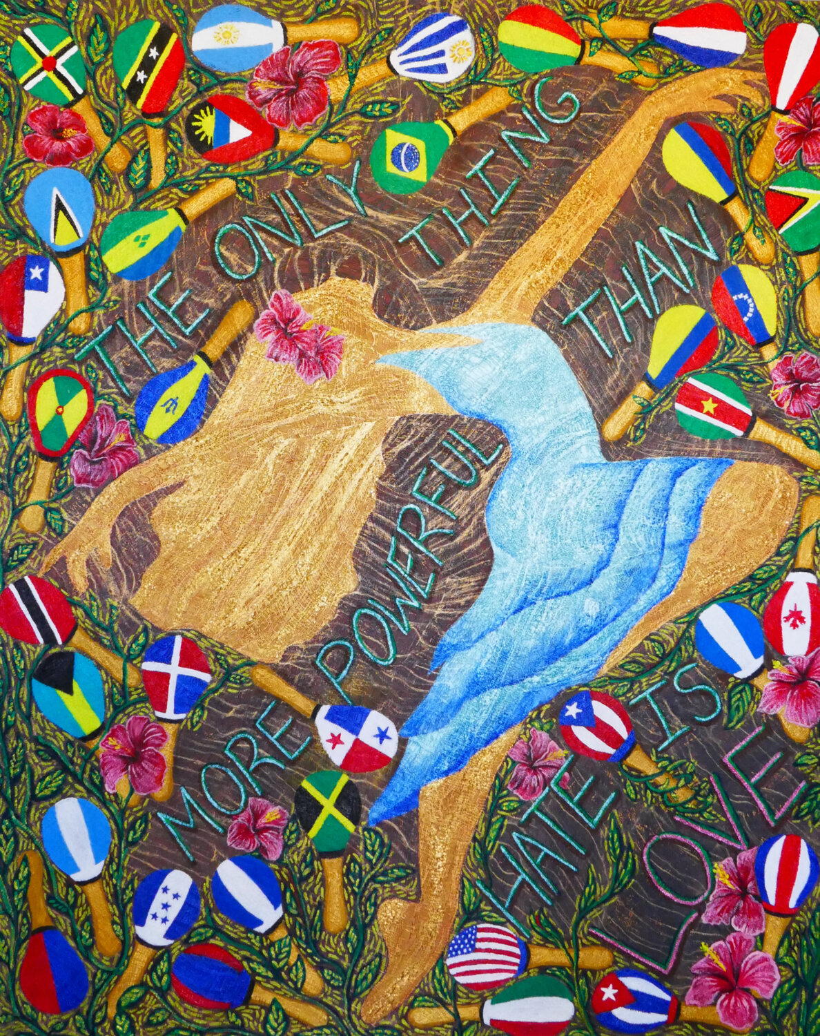 Unity Dance Karen Coates Original painting for sale