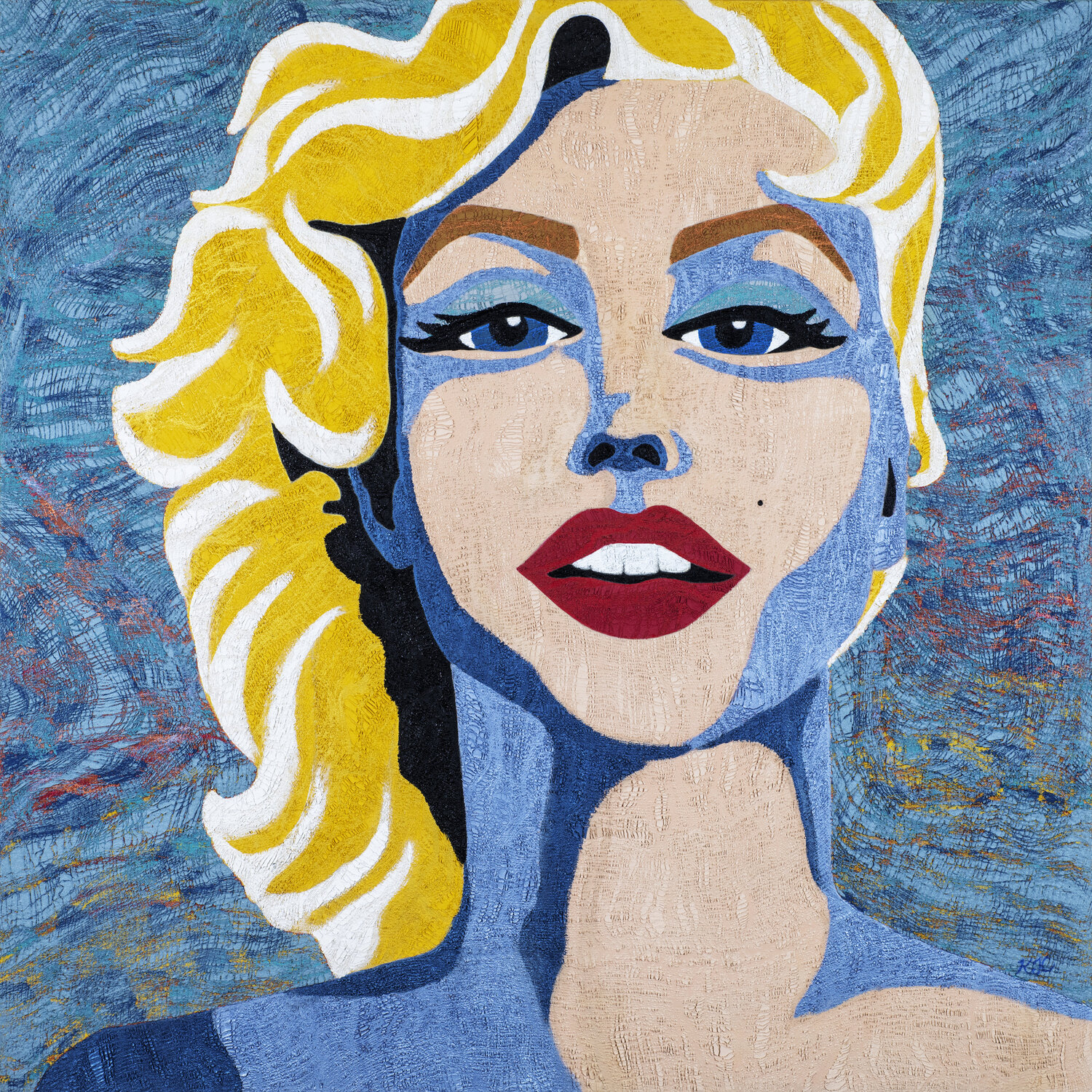 Marilyn Monroe In Summer Wind Karen Coates Original painting for sale