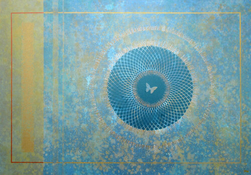 Sound of Silence 1 by Jörg "Yogi" Schäfer, Painting for Sale on Select
