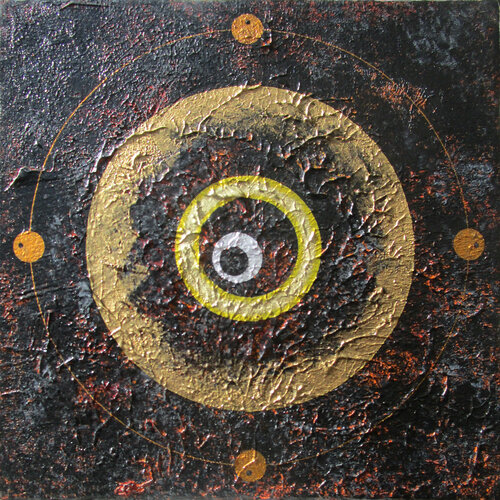 kleine Kornkreise 6 by Jörg "Yogi" Schäfer, Painting for Sale on Select