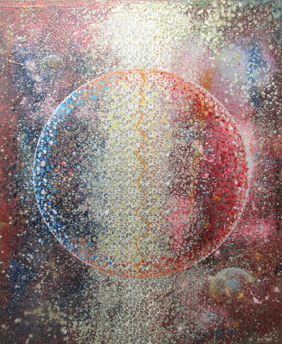 Klangfragmente 1 by Jörg "Yogi" Schäfer, Painting for Sale on Select