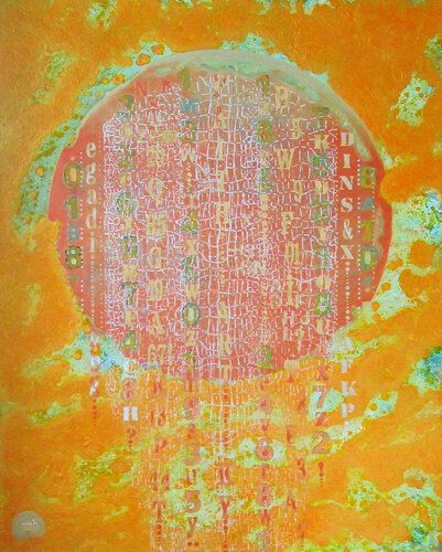 Matrix des Bewusstseins 3 by Jörg "Yogi" Schäfer, Painting for Sale on Select