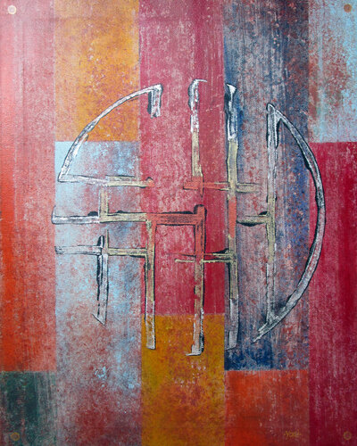 Signs 9 by Jörg "Yogi" Schäfer, Painting for Sale on Select