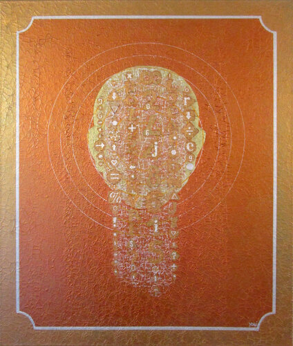 Matrix des Bewusstseins 4 by Jörg "Yogi" Schäfer, Painting for Sale on Select