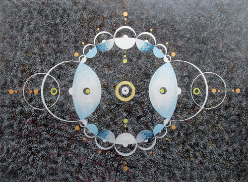 Kornkreise 9 by Jörg "Yogi" Schäfer, Painting for Sale on Select