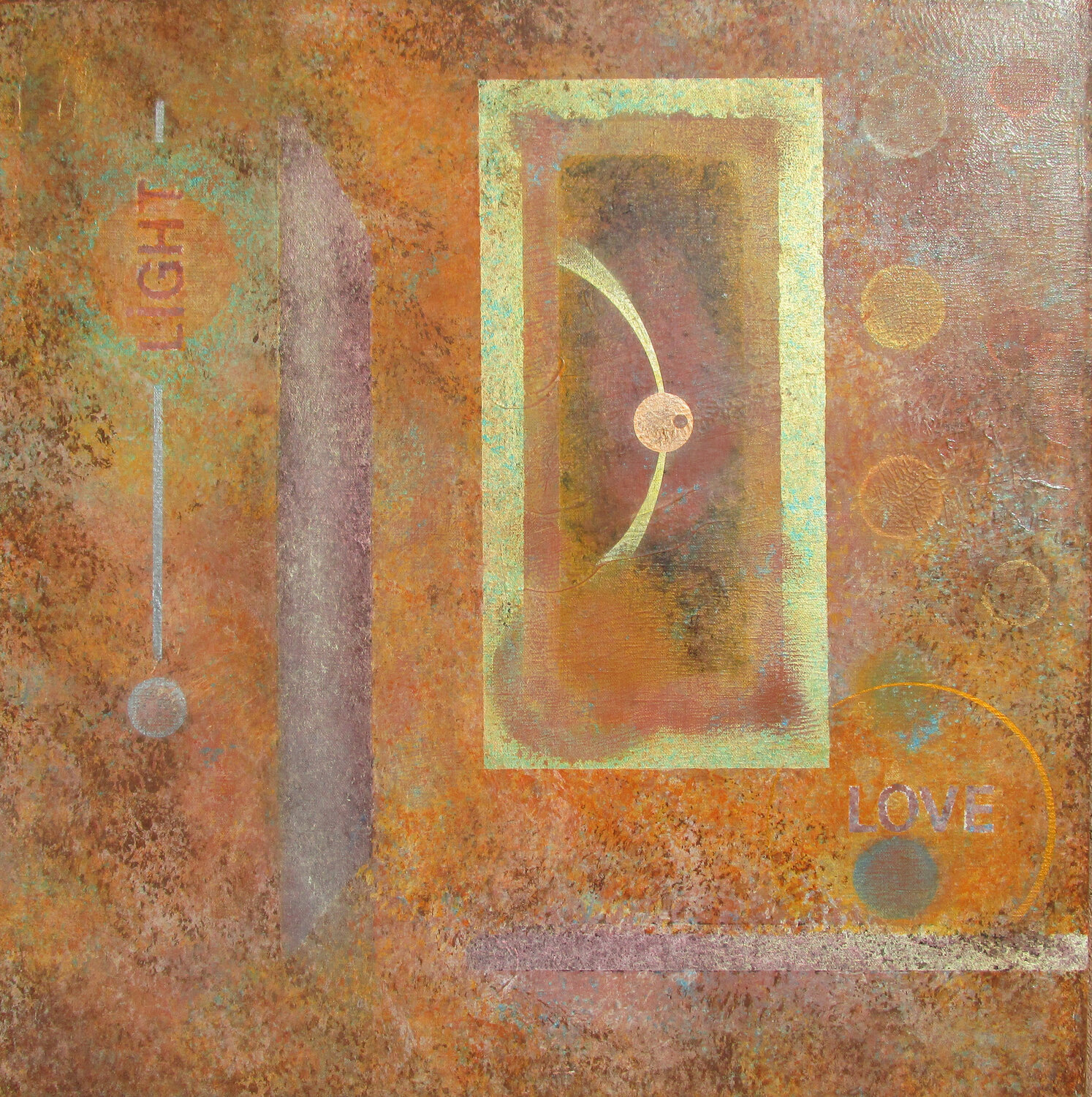 love & light 1 Jörg "Yogi" Schäfer Original painting for sale