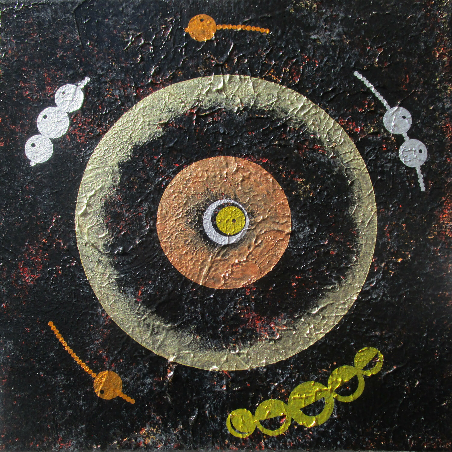 kleine Kornkreise 5 Jörg "Yogi" Schäfer Original painting for sale