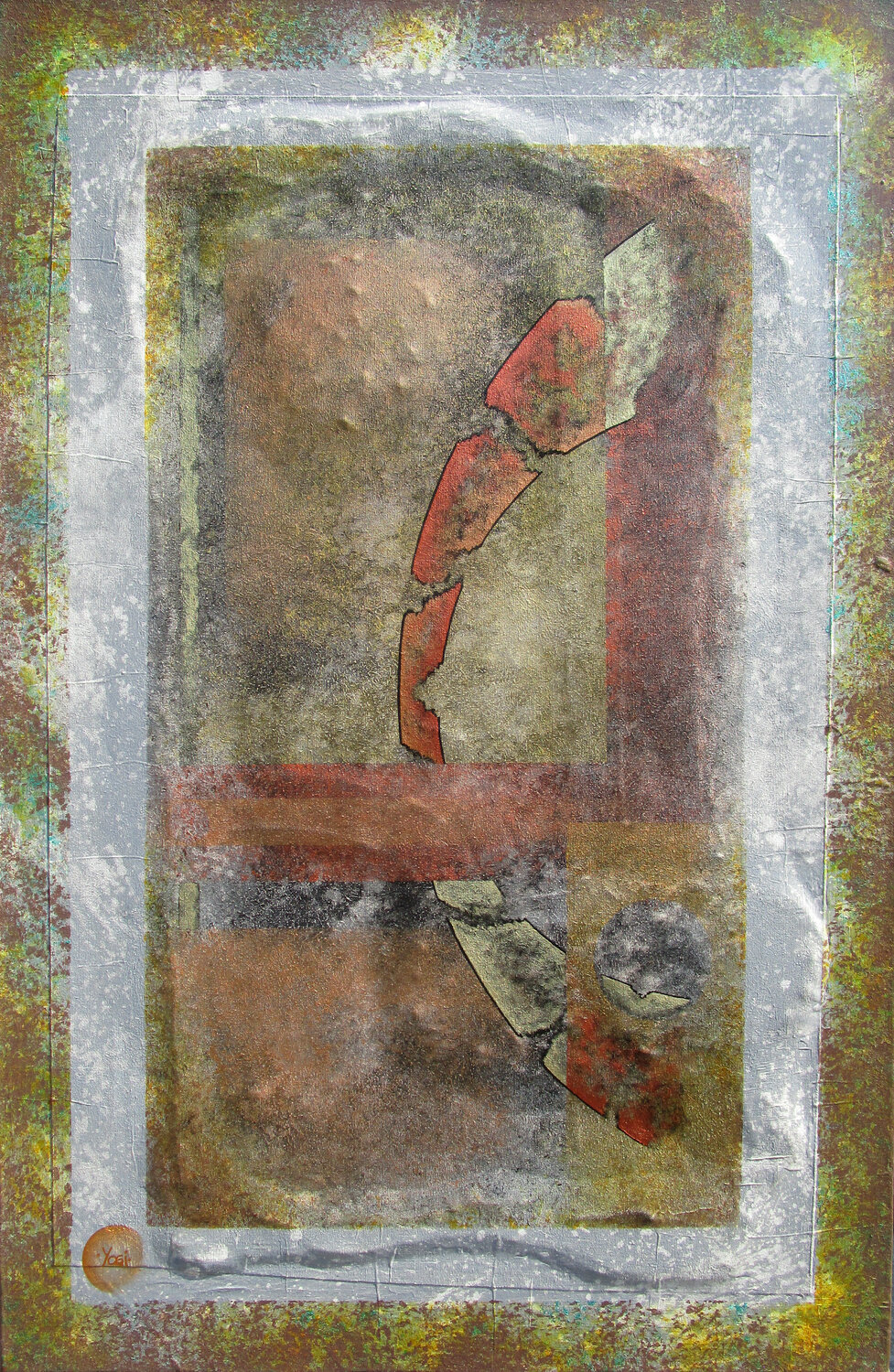 Zeitrahmen Jörg "Yogi" Schäfer Original painting for sale