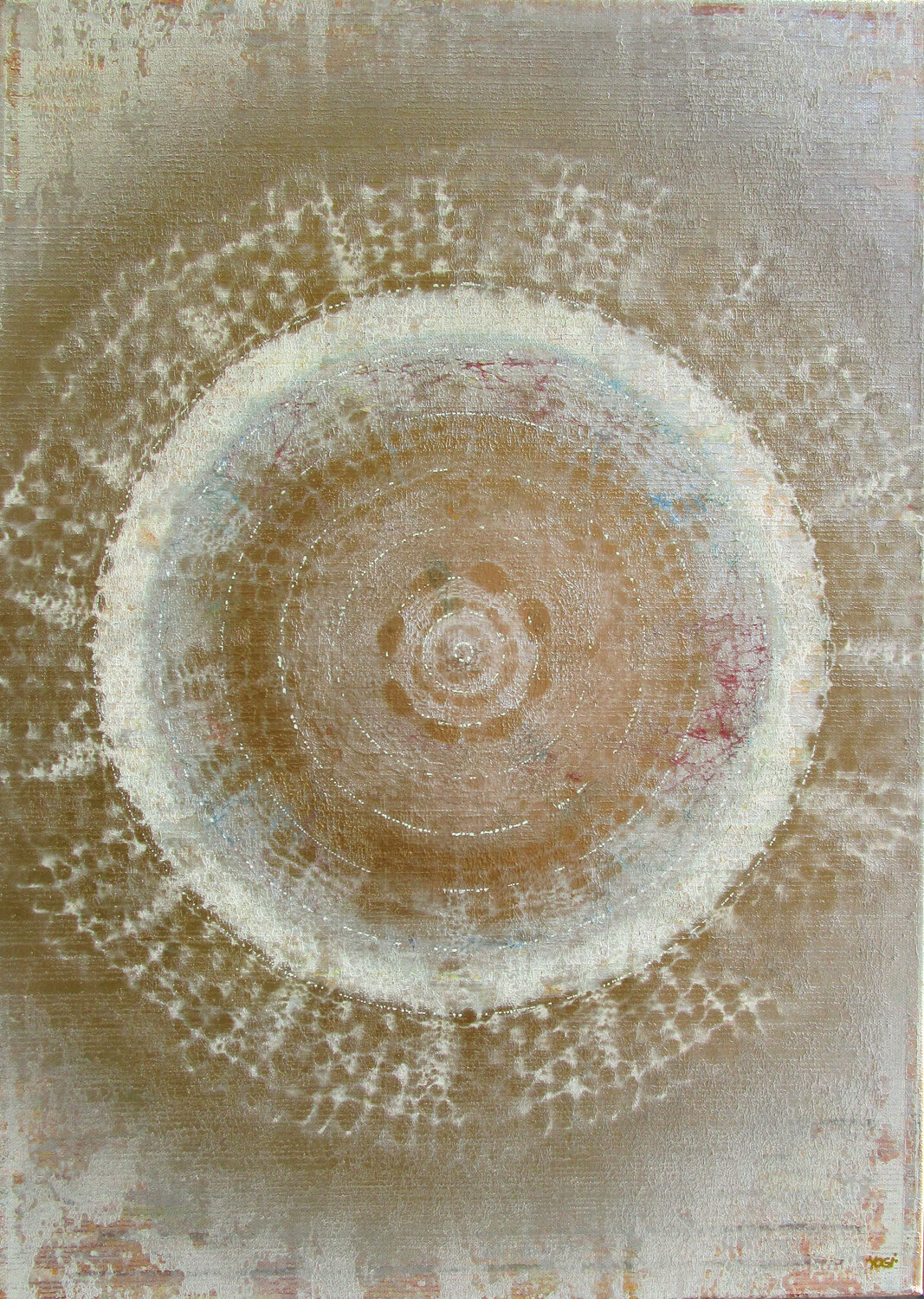 Klangschale 6 Jörg "Yogi" Schäfer Original painting for sale