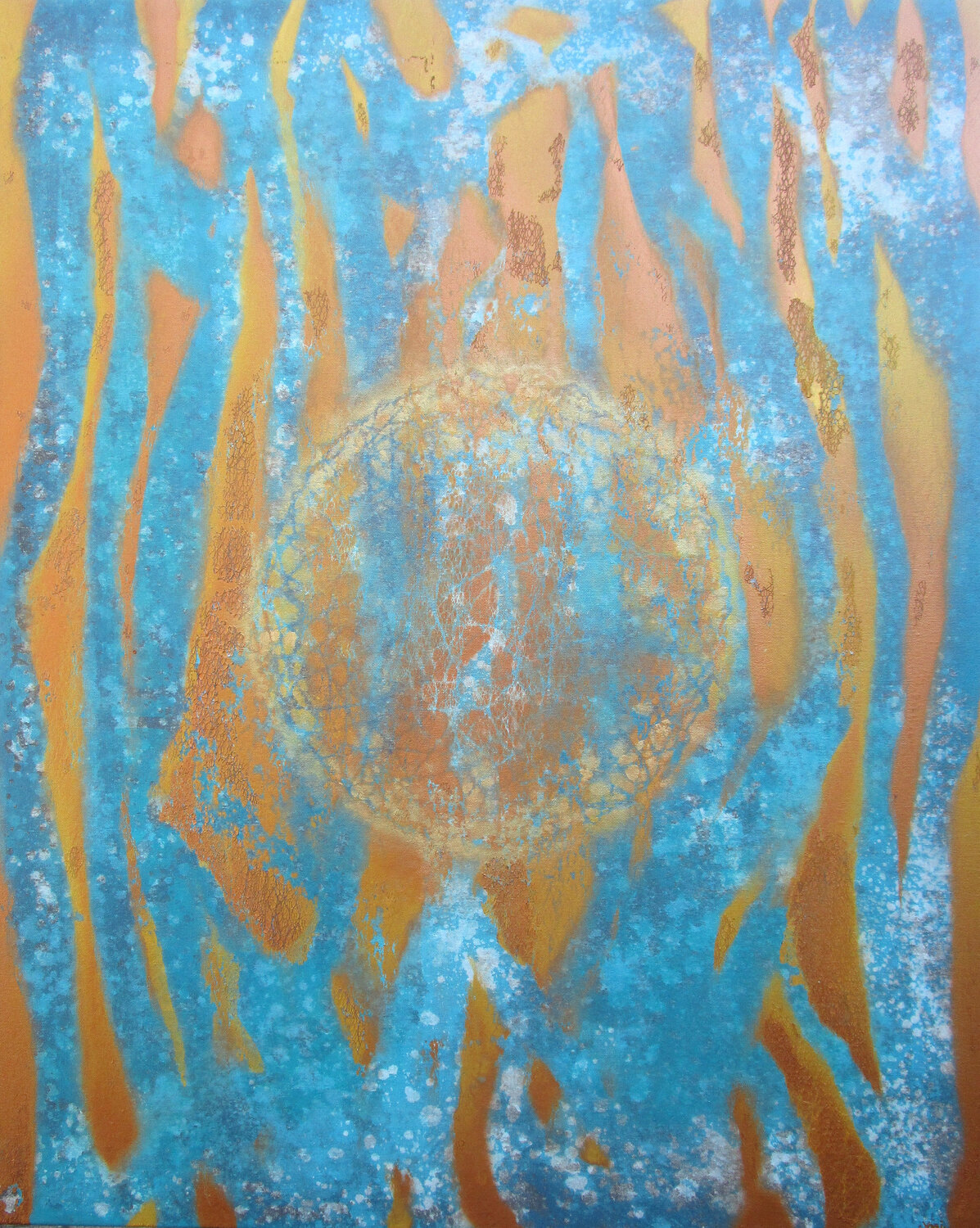 Bubbles 7 Jörg "Yogi" Schäfer Original painting for sale