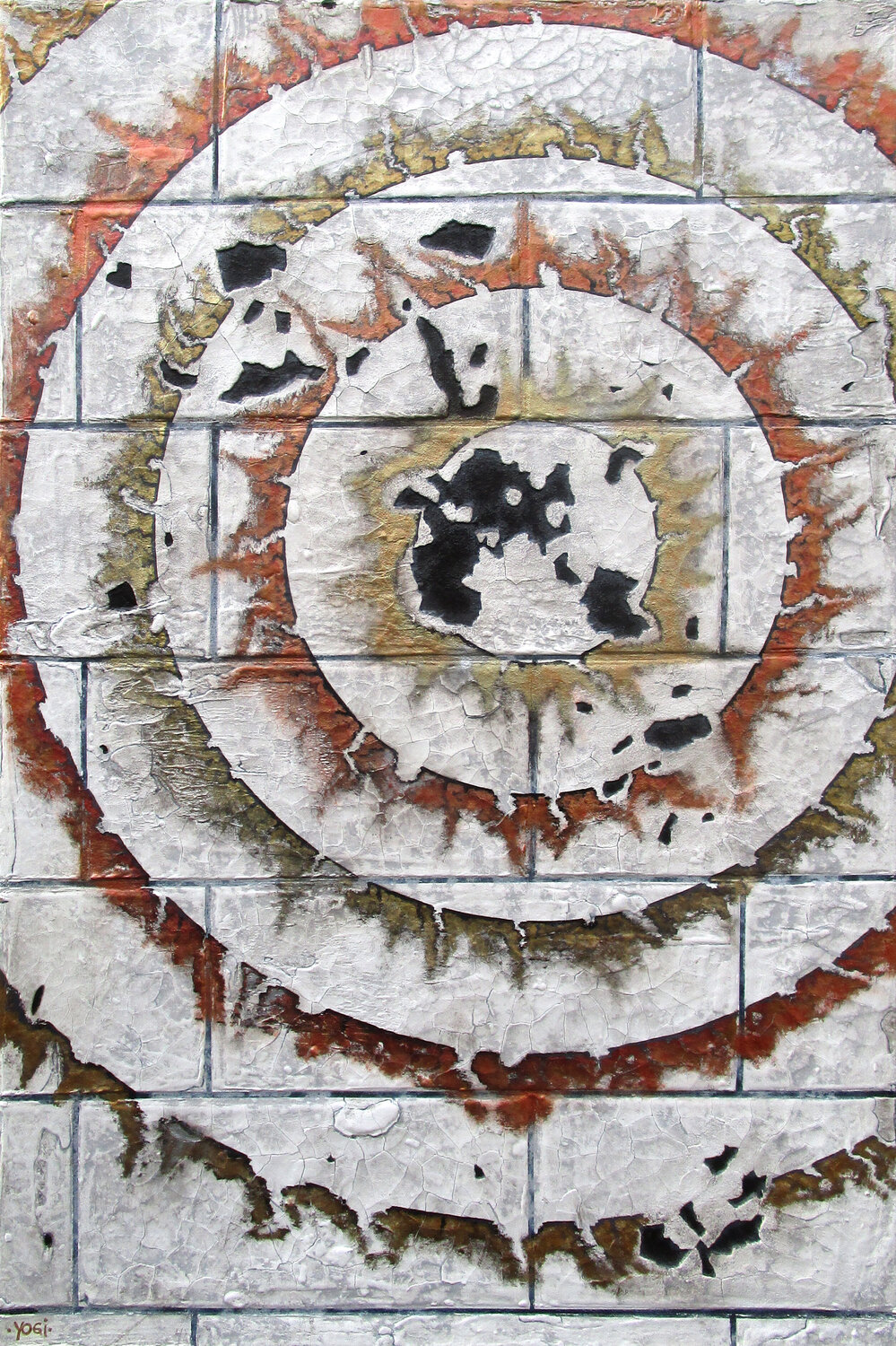 Schallmauer 1 Jörg "Yogi" Schäfer Original painting for sale