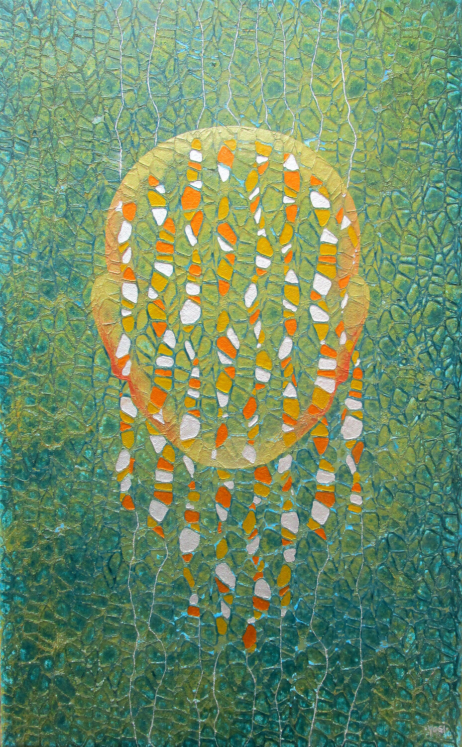Matrix des Bewusstseins 5 Jörg "Yogi" Schäfer Original painting for sale
