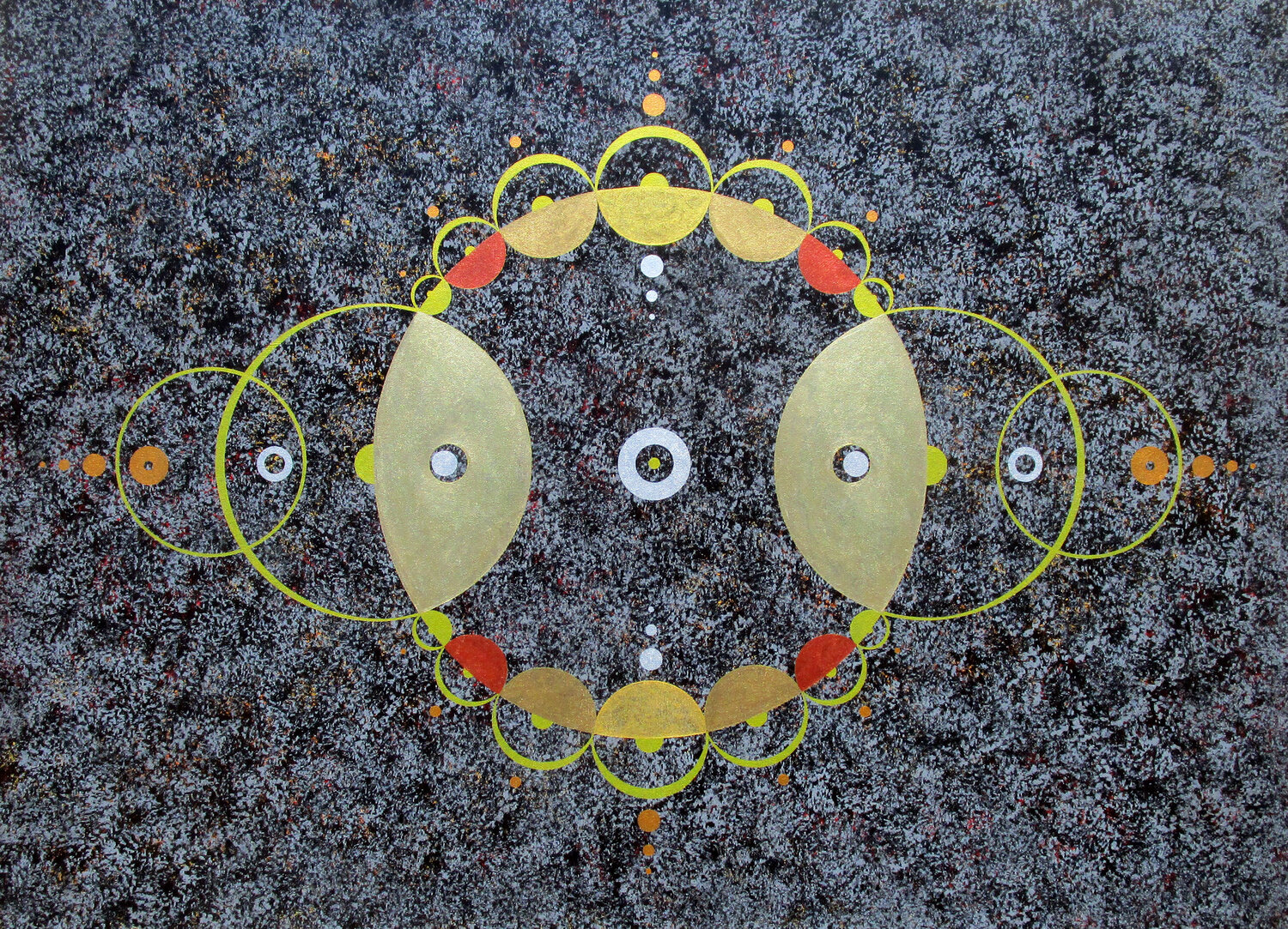 Kornkreise 8 Jörg "Yogi" Schäfer Original painting for sale