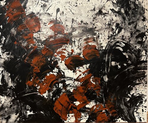 Thunder by Romana Jelínková, Painting for Sale on Select