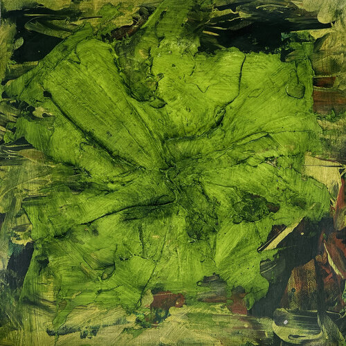 Water Plant I by Romana Jelínková, Painting for Sale on Select