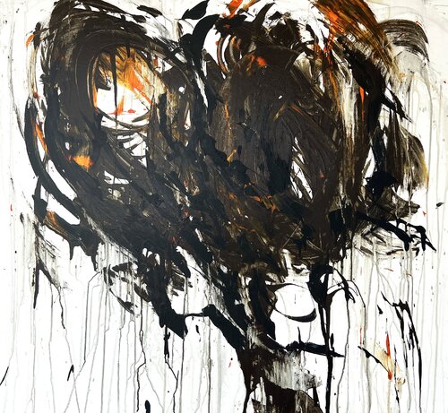 Message from the History II by Romana Jelínková, Painting for Sale on Select