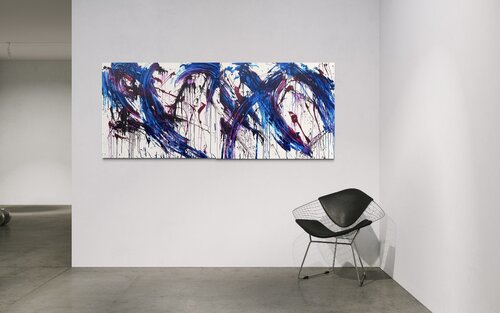 Staccato - diptych by Romana Jelínková, Painting for Sale on Select