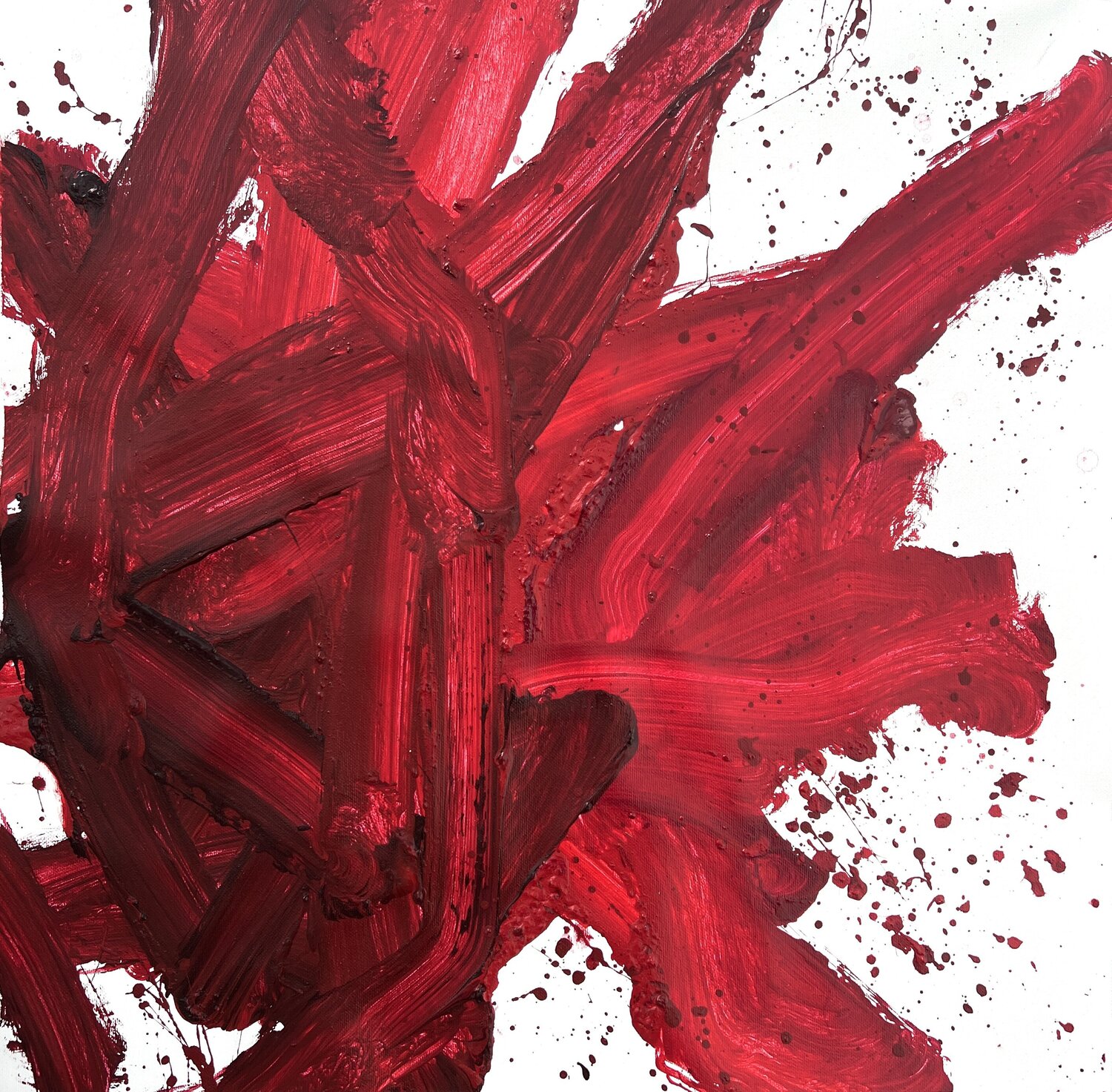 Heartbeat Romana Jelínková Original painting for sale
