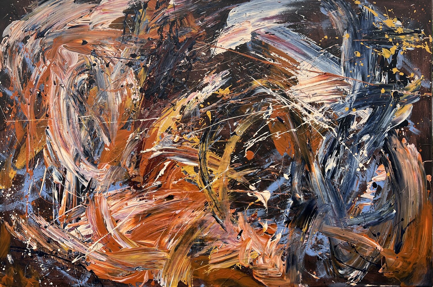 Genesis of Thought Romana Jelínková Original painting for sale