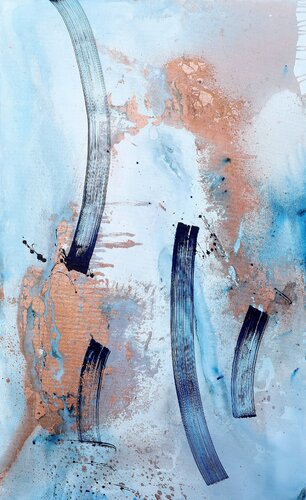 To The Moon by POOVI ART, Painting for Sale on Select