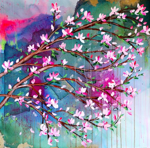 Scars to your beautiful 03 by POOVI ART, Painting for Sale on Select