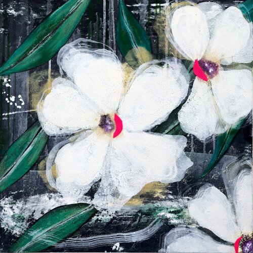 Luminous Bloom by POOVI ART, Painting for Sale on Select