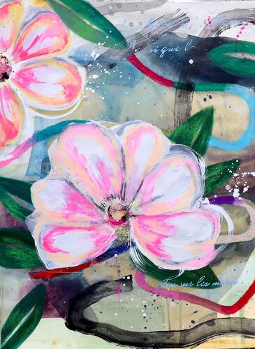 Luminous Bloom 01 by POOVI ART, Painting for Sale on Select