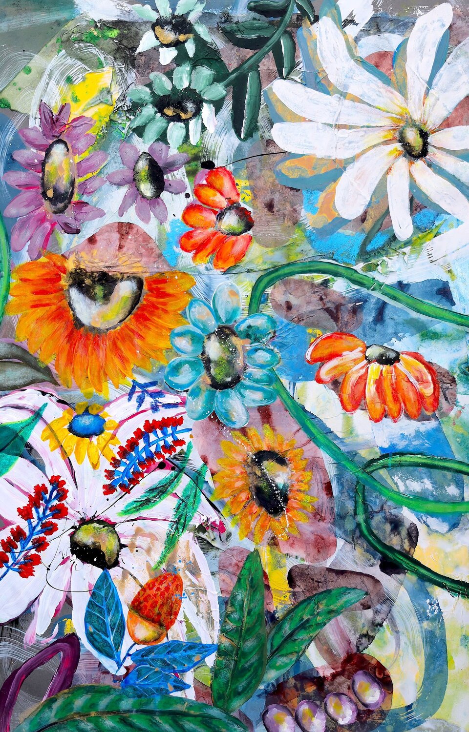 Beautiful bane 03 POOVI ART Original painting for sale