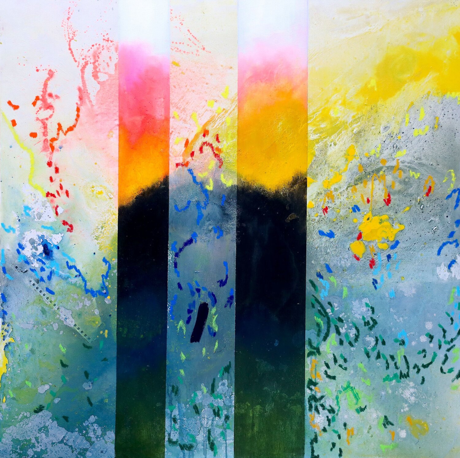 The mind's nowhere POOVI ART Original painting for sale
