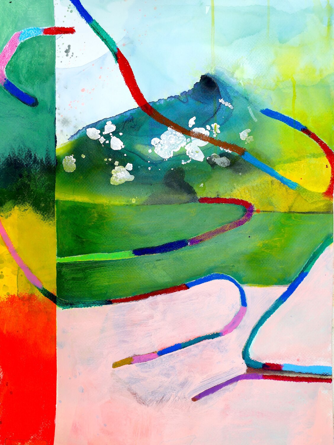 Even the light feels heavy POOVI ART Original painting for sale