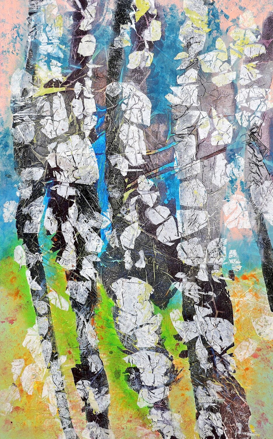 Still standing 04 POOVI ART Original painting for sale
