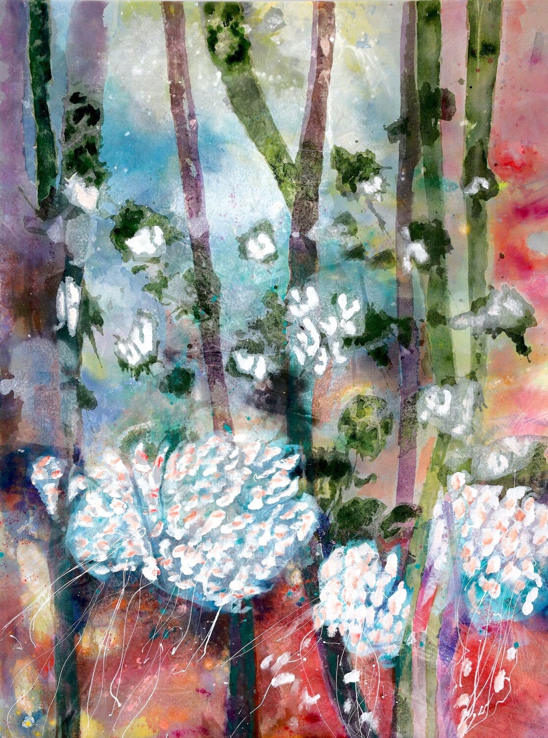 Silent Renwal 02 POOVI ART Original painting for sale